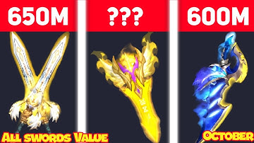 Value List Skyblock 2025 || All Mvp Swords Value || Skyblock Blockman Go