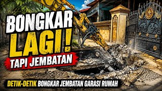 DEMOLISHING AGAIN‼️ THE 6TH BRIDGE IS TORN DOWN, DECADES OF ACCESS TO HOUSE GARAGE, Kampung Tanah...