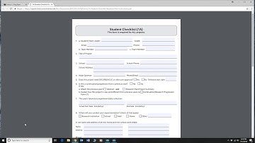 1A Student Checklist