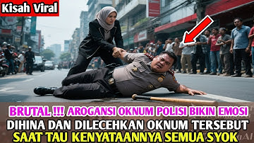 Polisi Gendut Arogan Dipermalukan Gadis Cantik Kopassus di Tengah Jalan 😭🔥