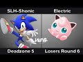 Deadzone 5: Cyn City Losers Round 6 - Electric (Jigglypuff) vs SLH-Shonic (Sonic)