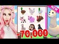 I SPENT 70,000 ROBUX TO GET ALL THE NEW FARM PETS IN ADOPT ME! Brand New Farm Egg Update Adopt Me