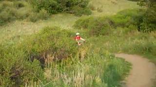 Riding the Highland Point Trails in the Highlands Ranch Backcountry.