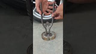 Genius DIY Bearing Puller Tool 😱 | Made from Scrap Steel! #Shorts”