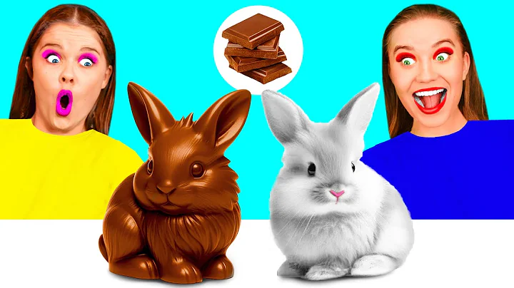 Real Food vs Chocolate Food Challenge | Crazy Cooking Battle by DaRaDa Challenge