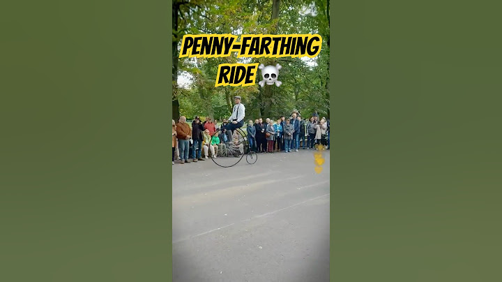 Can you Ride a Penny-farthing bike like him? #shorts