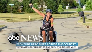 Coronavirus frontliner bikes coast-to-coast