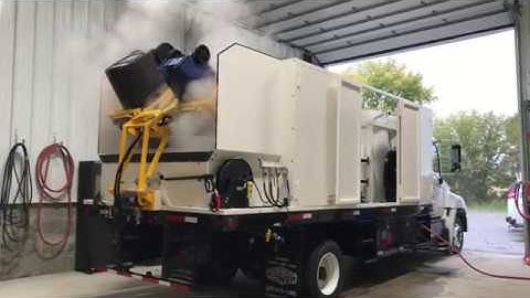 Trash Bin Cleaners Direct Diamond Series Truck Mounted Trash Bin Cleaning Systems.
