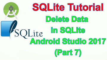Android Database SQLite -  Delete Data in SQLite Database table in Android Studio(Part7)