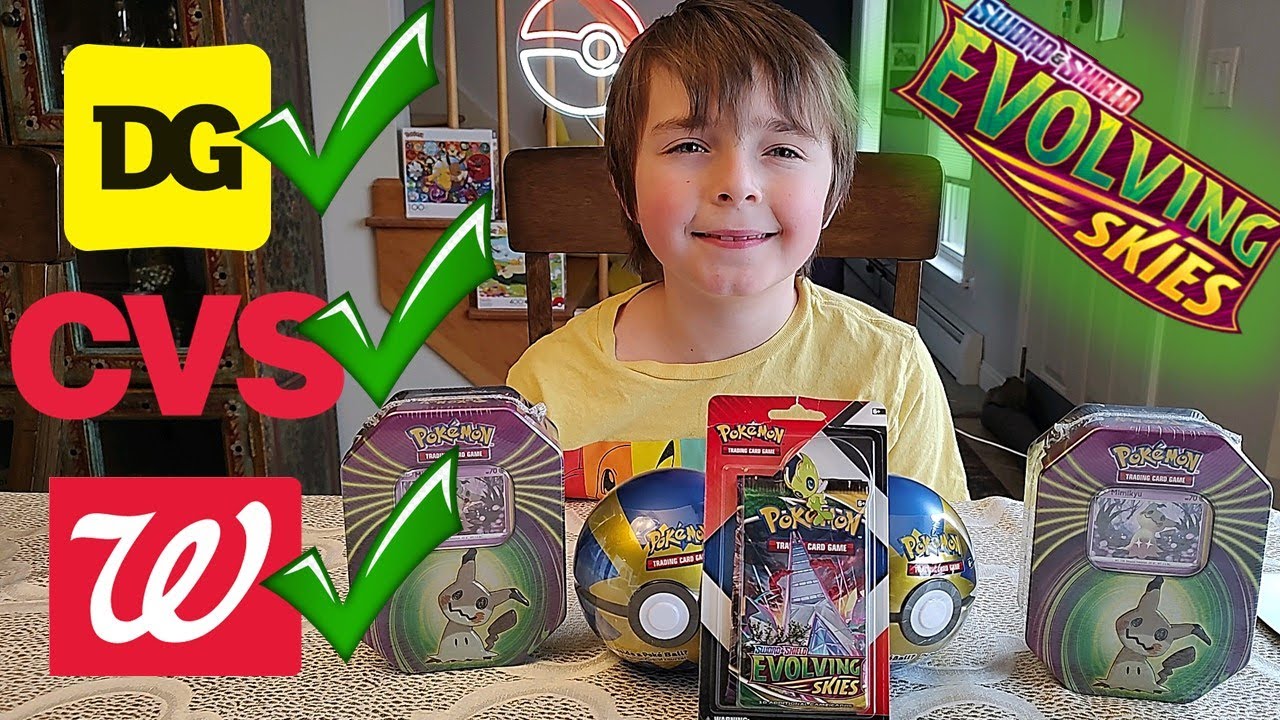 Did we find EVOLVING SKIES Pokemon packs at Walgreens?? CVS??? DG ...