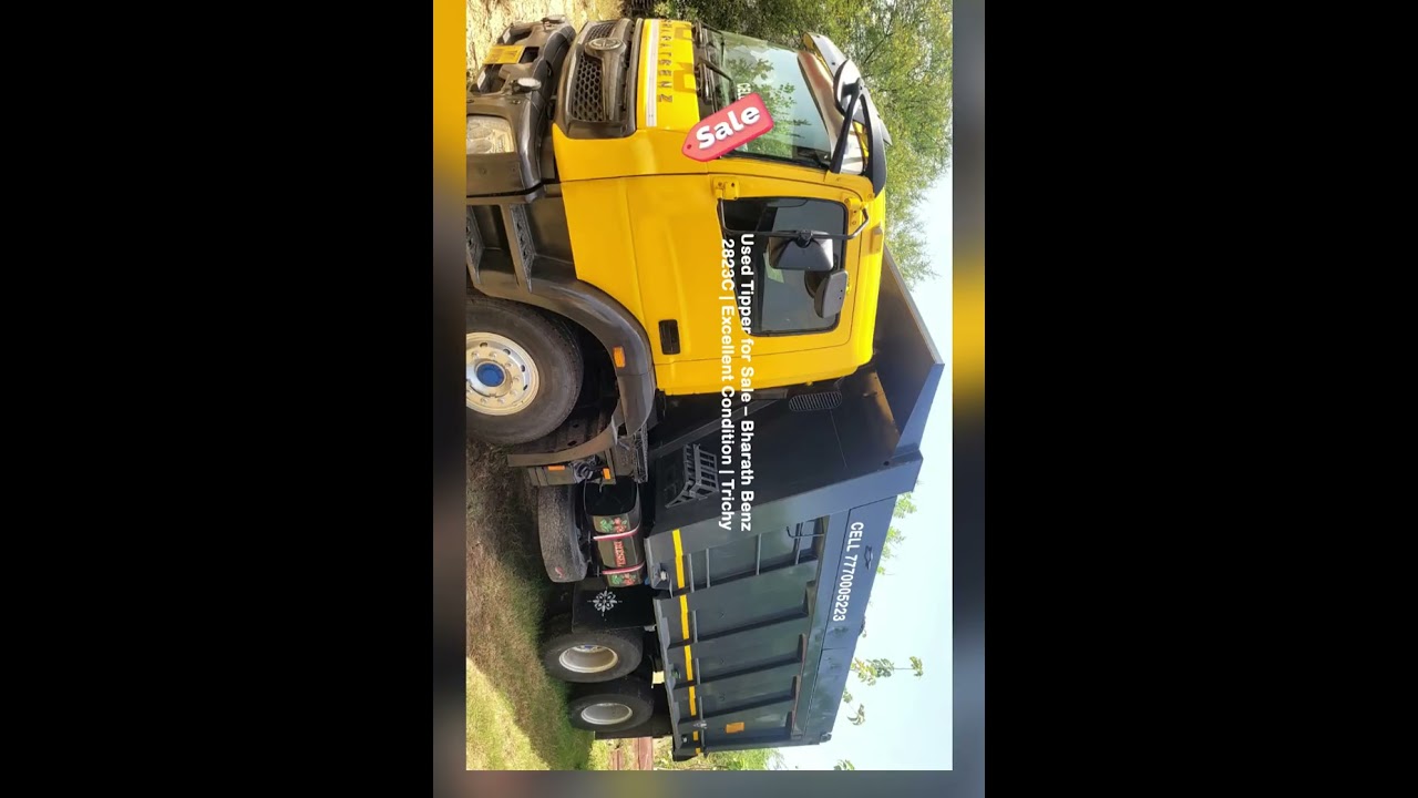 🚛 Used Tipper for Sale – Bharath Benz 2823C | Excellent Condition | Trichy 