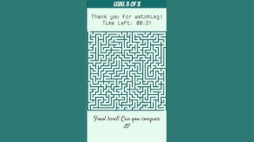 Maze Puzzle Brain Game: Can You Solve All 3 Levels? 🧩🔥