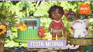 MOANA: festa inspirada no filme tem SUSHI VEGETARIANO INTEGRAL e SUNOMONO | Fazendo a Festa