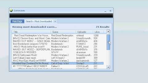How to download gamesaves with modio