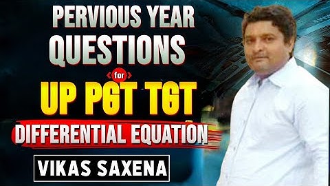 #differentialequations#tgtmaths#pgtmaths#dsscbmaths#bscmaths#bamaths#class12maths#engineeringmaths