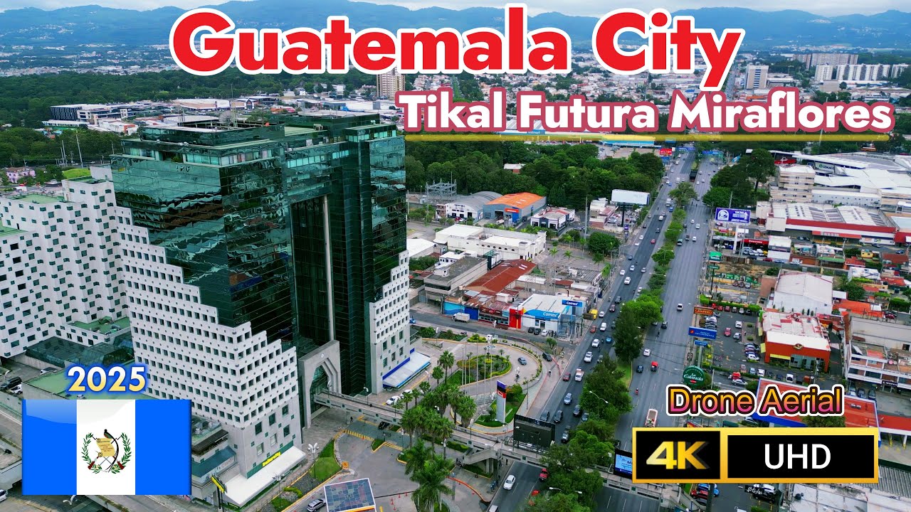 Гватемала-Сити, дрон 4k 2025