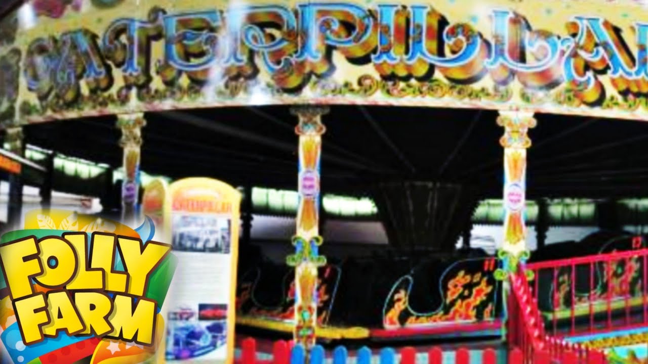 the caterpillar 1960 ride - folly farm - off ride - YouTube