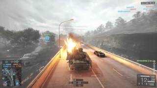 Battlefield 4 IFV Gameplay (76-0) | Flood Zone | Conquest Large | LAV-25