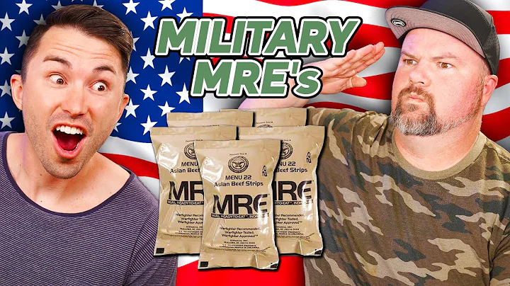 Men Try USA Military Meals (MRE's) for the First Time