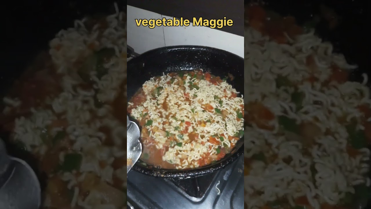 Turn simple Maggi into Masala Magic ✨🍜#MasalaMaggi #VeggieMa