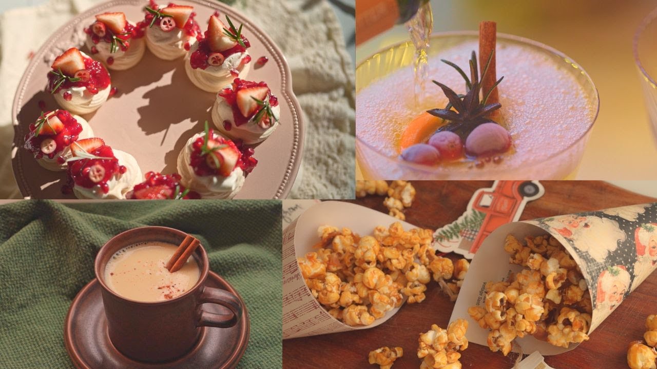 Простые и вкусные рецепты рождественских десертов и напитков🎄 Мирный влог о жизни с животными