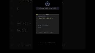 This C Interview Question Destroys Everyone #coding #correctcoding #computerscience #codeprep