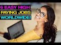 6 BEST EASY HIGH PAYING JOBS ONLINE! (WITHOUT A DEGREE!)