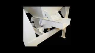 Volumetric Vibratory Hopper Feeder for Scrap Computer Components - Cleveland Vibrator Co.