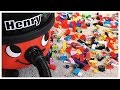 HENRY HOOVER Gobbles Up the LEGO BLOCKS!!! 😈 ~ VACUUM CLEANER Movie Children