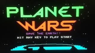 [Gameplay] Planet Wars for the Sharp MZ-700