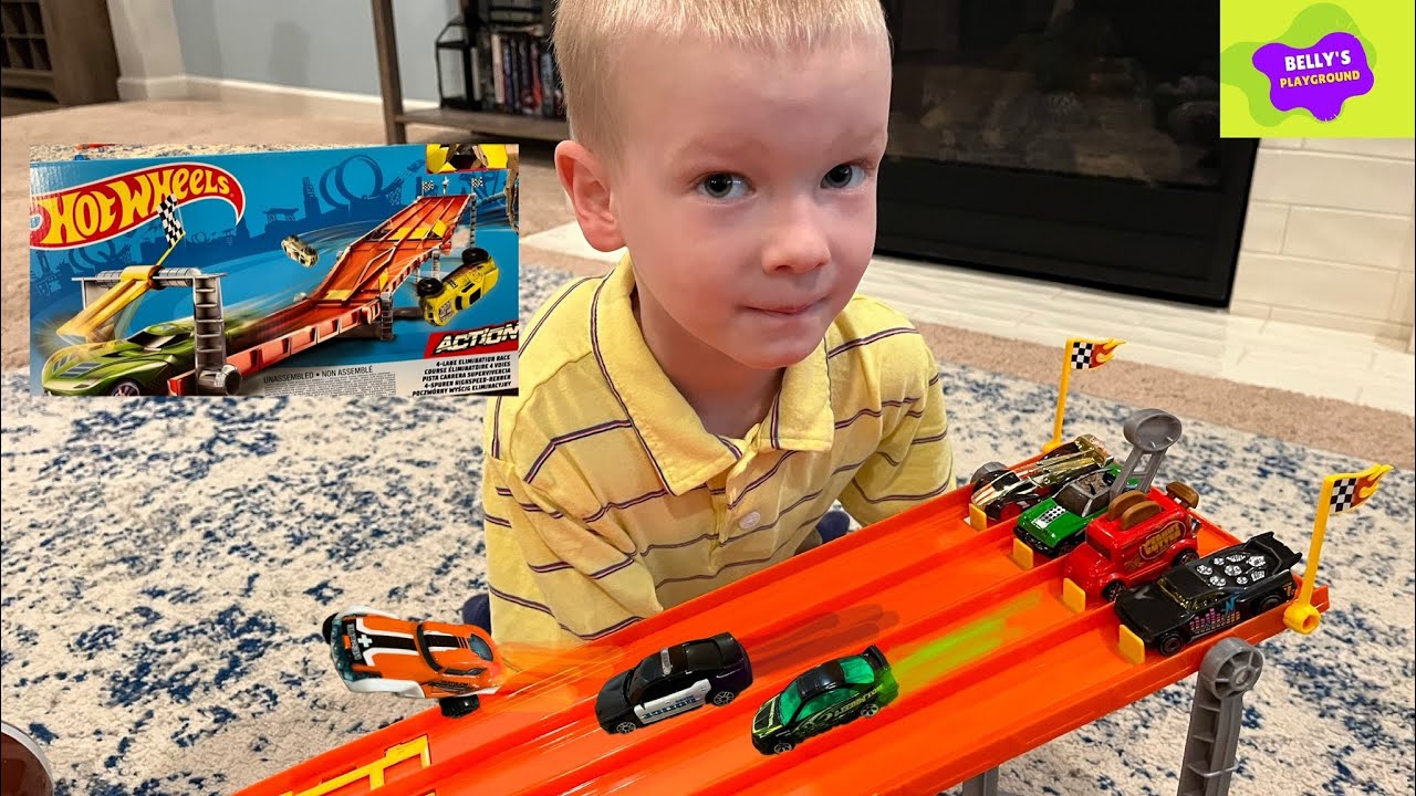 ULTIMATE Hot Wheels Race Track Unboxing and Racing Video for Kids