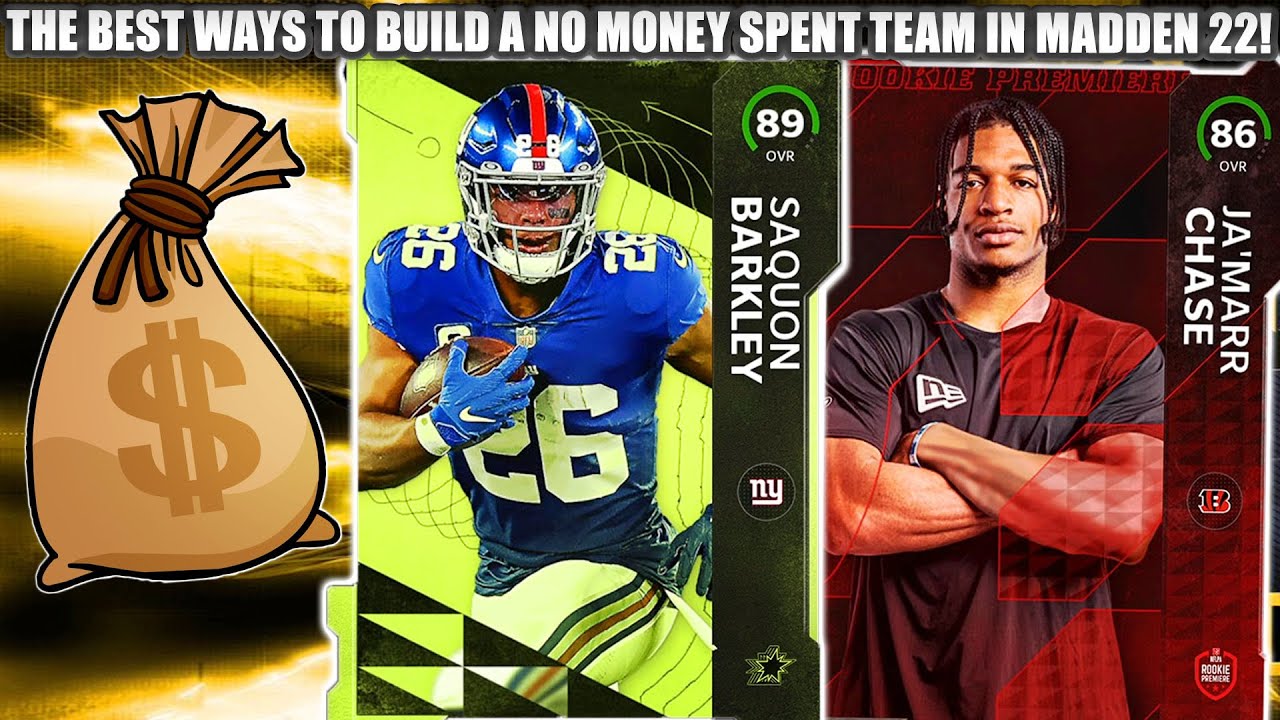 THE BEST WAYS TO BUILD A NO MONEY SPENT TEAM IN MUT 22! BEST NMS TIPS! MADDEN 22 ULTIMATE TEAM