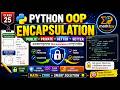 Python OOP Encapsulation Explained 🔥class-25 | Public Private Getter Setter | Bangla Tutorial