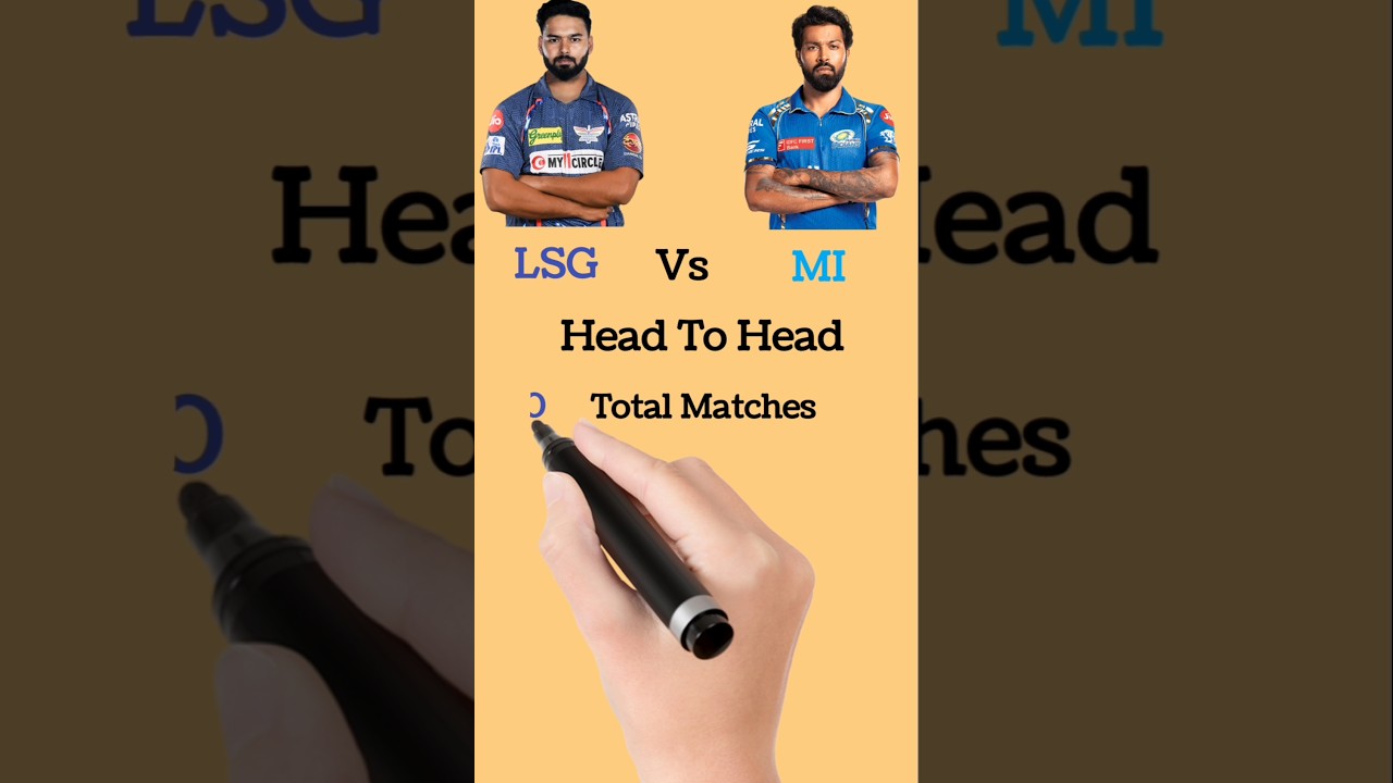 LSG Vs MI Head To Head Records Ipl 2024