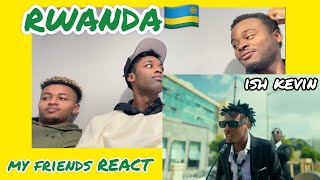 REACTING TO Ish Kevin - Full Stop Feat Juno Kizigenza with my friends🇷🇼🇷🇼🇷🇼