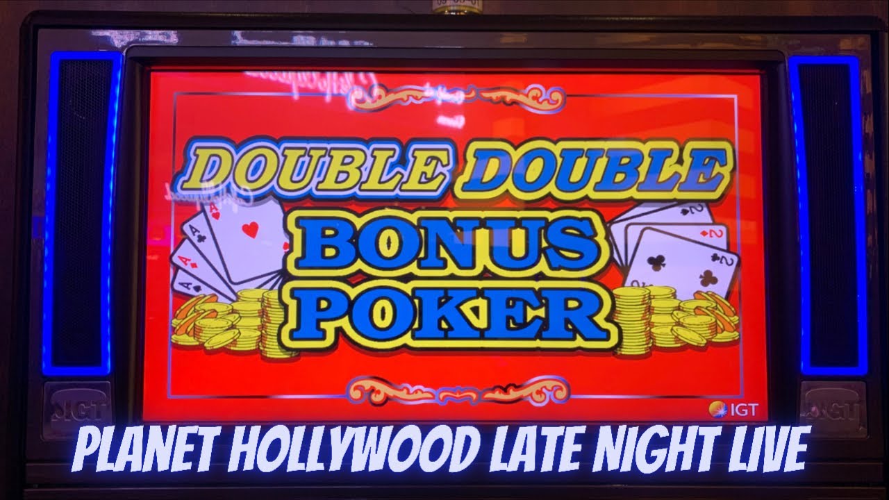 Planet Hollywood Video Poker Las Vegas Late Night Play YouTube