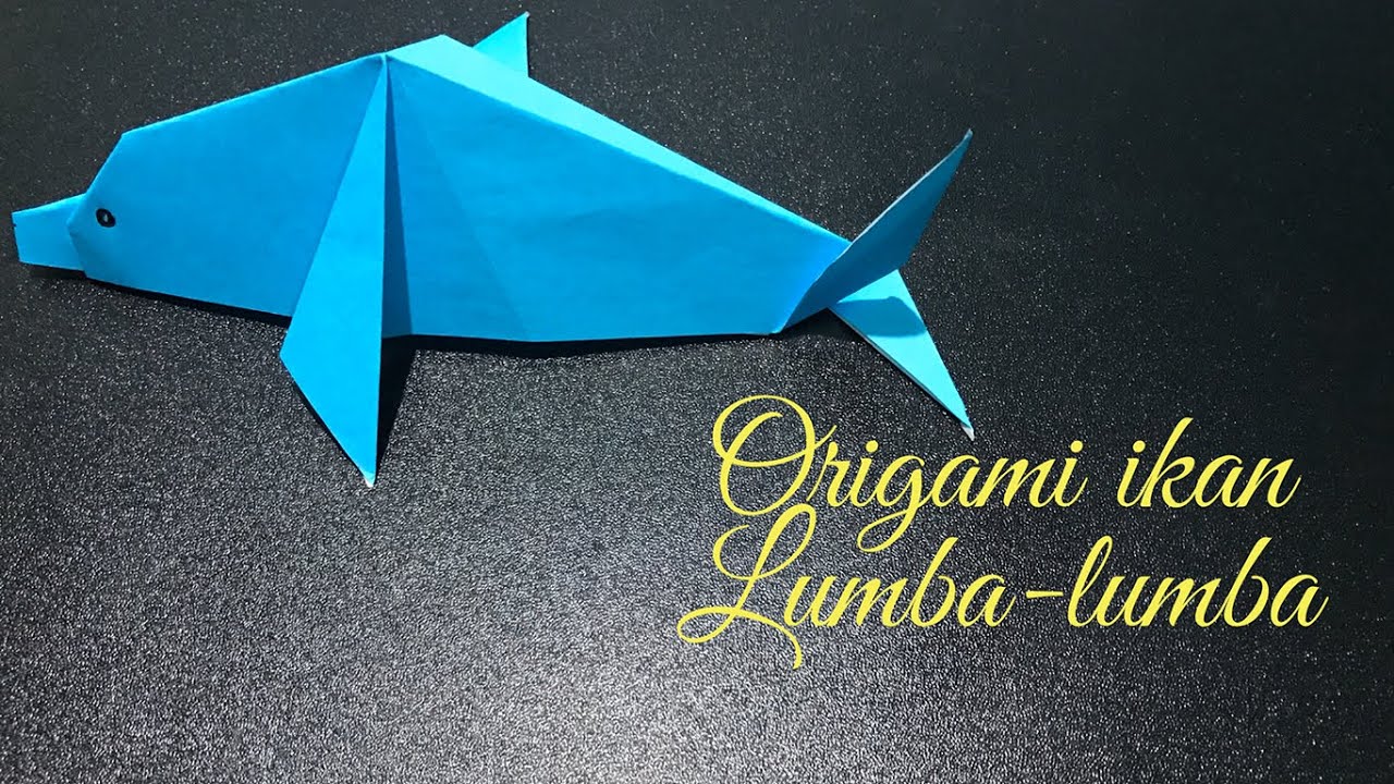 Cara Membuat Origami Ikan Lumba Lumba