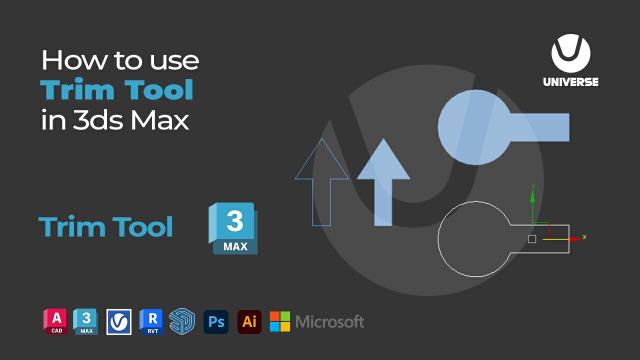 How to use Trim Tool in 3ds max I 3ds Max Tutorial - YouTube