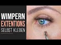 Einzelne Wimpern SELBST kleben - Zwei verschiedene Looks!