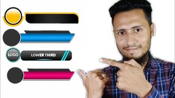 How To Make Wonderful Lower Third For Your Any Video Kinemaster Editing || Best Lower Third