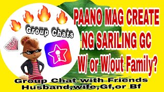 PAANO GUMAWA NG GROUP CHAT(GC) sa STARMAKER APP w/or w/out Family? screenshot 4