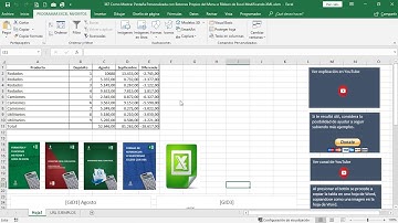 367 Como Mostrar Pestaña Personalizada con Botones Propios del Menu o Ribbon de Excel Modificando XM