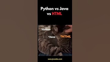 Python vs Java vs HTML #python #java #html #shorts