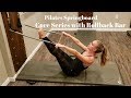 Pilates springboard core series with rollback bar
