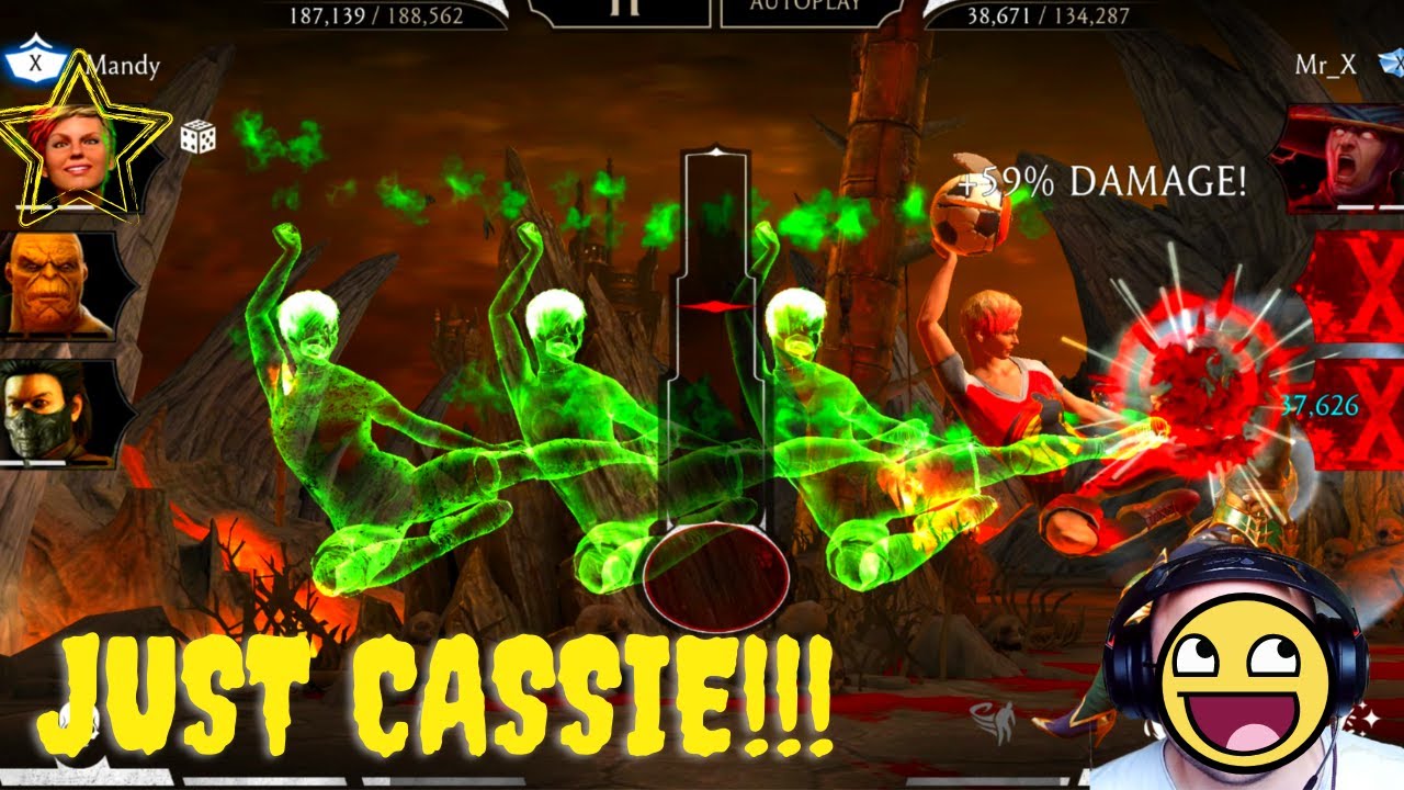 Kombat Cup Cassie outside of KC team? How good is she? MK Mobile