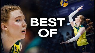 Unbelievable Moments Julia Bergmann Womens Vnl 2023 Olympic Qualifier