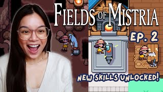 Unlocking New Skills in Fields of Mistria! | long playthrough ep. 2