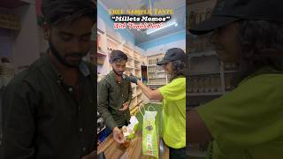 Free sample tasting 🙏🏻📍Roorkee #nepal #hills #momos #roorkee #india #millets #videoviral #famous