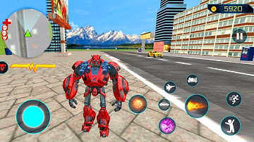 Prime Multiple Transformation Jet Robot 2020 - Robot Araba Oyunları #8 - Android Gameplay