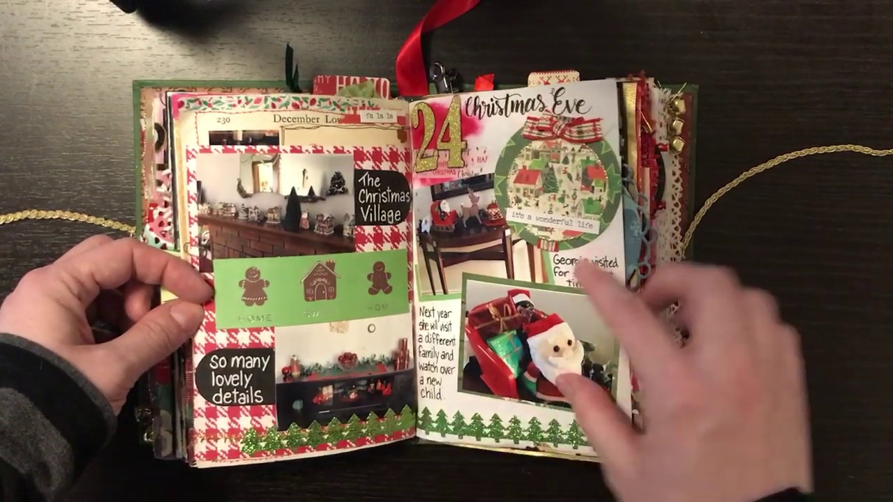 December Daily 2018 - Days 24 and 25 in my Junk Journal